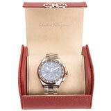 Salvatore Ferragamo 1898 Chrono Sport Guilloche Dial Men's Watch SFUI00821