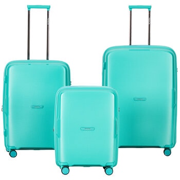 Tosca Bel-Air 3 Piece Luggage Set Teal