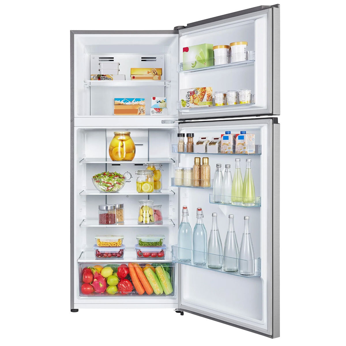 Hisense 424L Top Mount Refrigerator Stainless HRTF424S