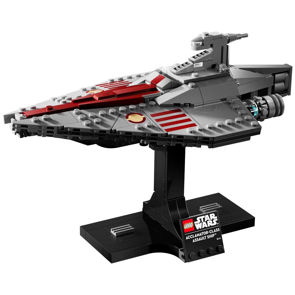 LEGO Star Wars Acclamator-Class Assault Ship, Buildable Starship Model 75404