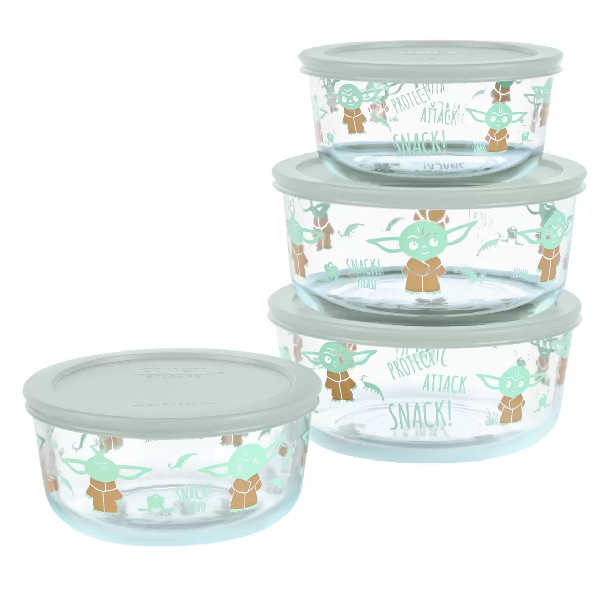 Pyrex Disney Glass Storage 8 Piece Set