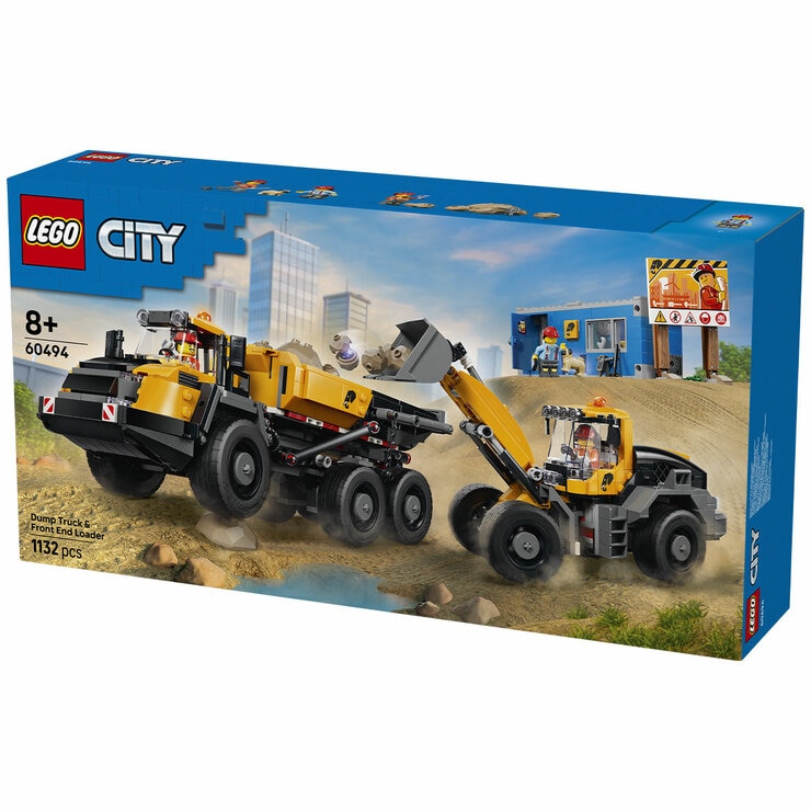 LEGO City Dump Truck & Front End Loader 60494 LEGO City Dump Truck & Front End Loader 60494