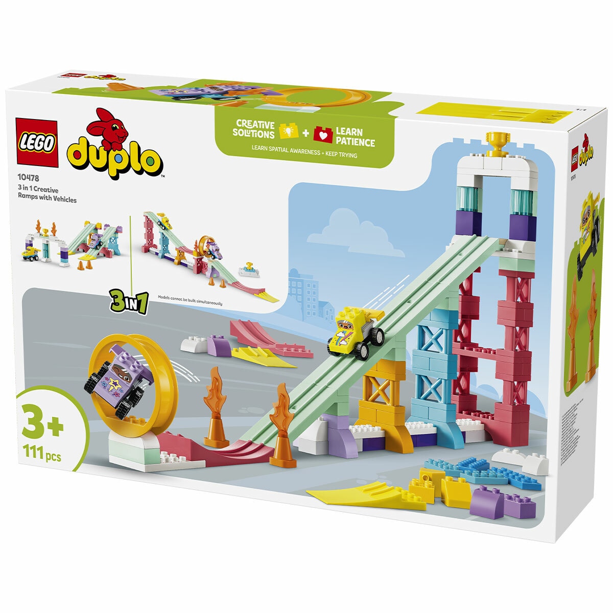 LEGO DUPLO Town 3 in 1 Creative Ramps with Vehicles 10478