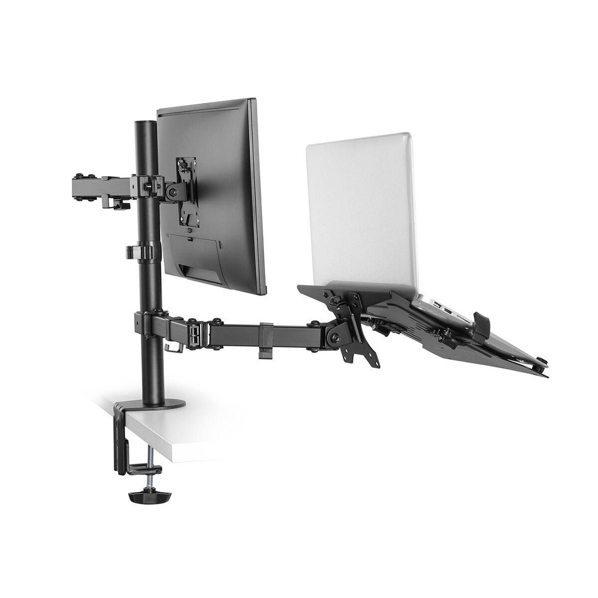 mbeat Activiva Dual-Screen Articulating Monitor Arm with Interchangeable Laptop Holder ACA-BMA-DLH01K