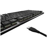 CHERRY MX 10.0 RGB Gaming Keyboard (Black) MX Low Profile Red Switch
