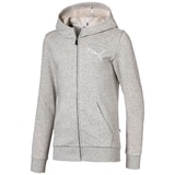 Puma Girls' Hoodie - Light Grey