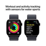 Apple Watch Series 10 GPS 42mm Jet Black Aluminium Case with Ink Sport Loop