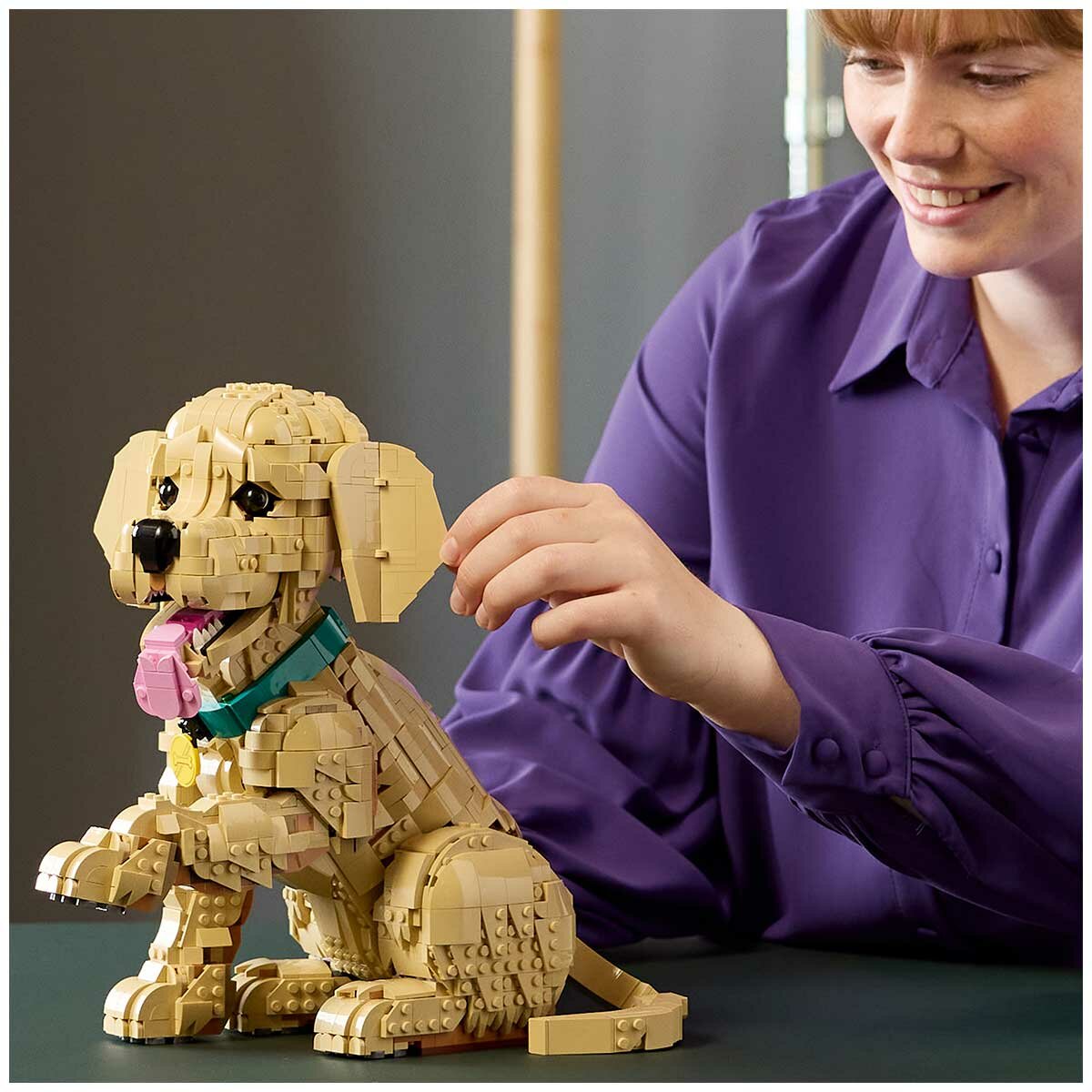 LEGO Icons Golden Retriever Puppy 11384