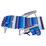 Tommy Bahama 5 Position Beach Chair 2 Pack - Red/Blue Stripe Tommy Bahama 5 Position Beach Chair 2 Pack - Red/Blue Stripe