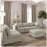 Thomasville 6 Piece Modular Fabric Sectional