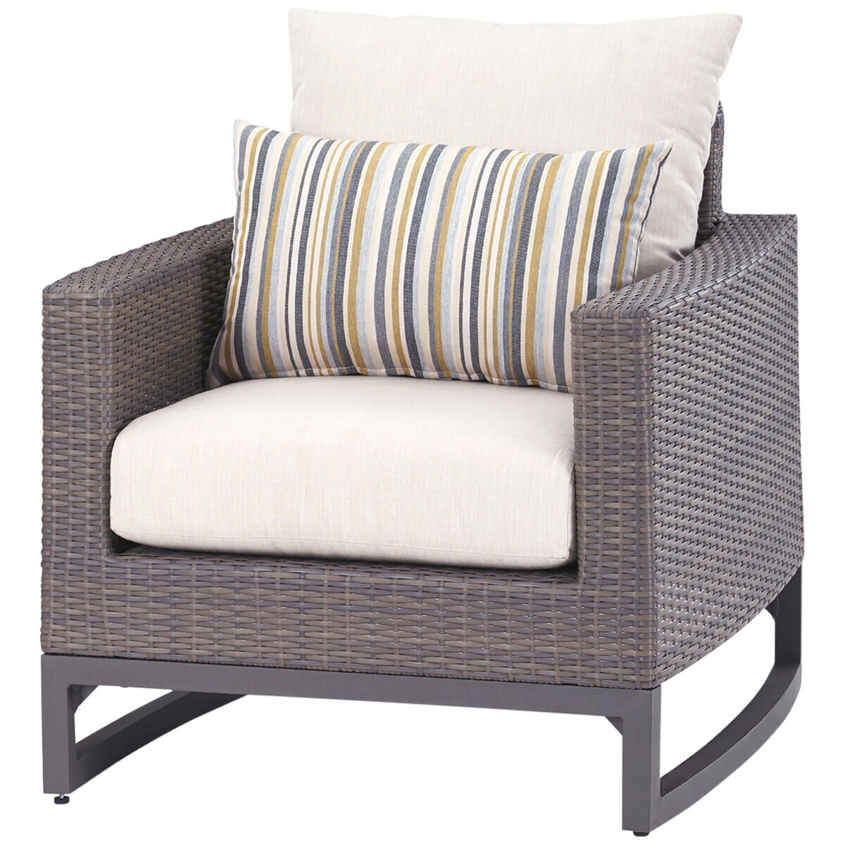 Milea 7 Piece Outdoor Seating Set Brown