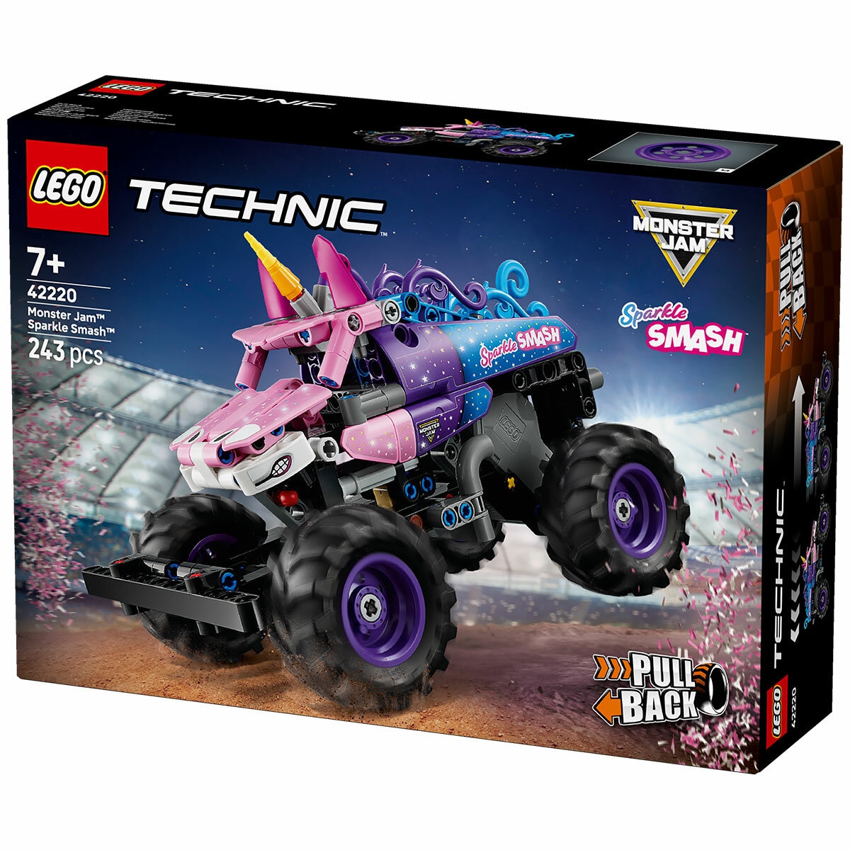 LEGO Technic Monster Jam Sparkle Smash Pull-Back 42220