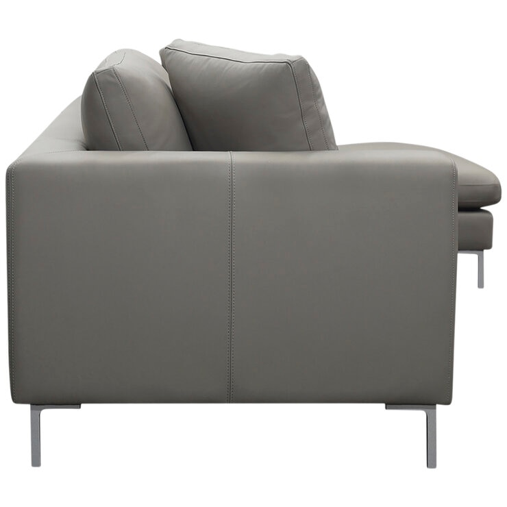 Moran Pico 3.5 Seater Sofa with Right Chaise Dove Silver