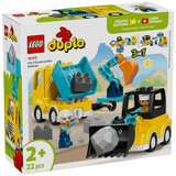 LEGO Duplo 3 in 1 Construction Vehicles 10475