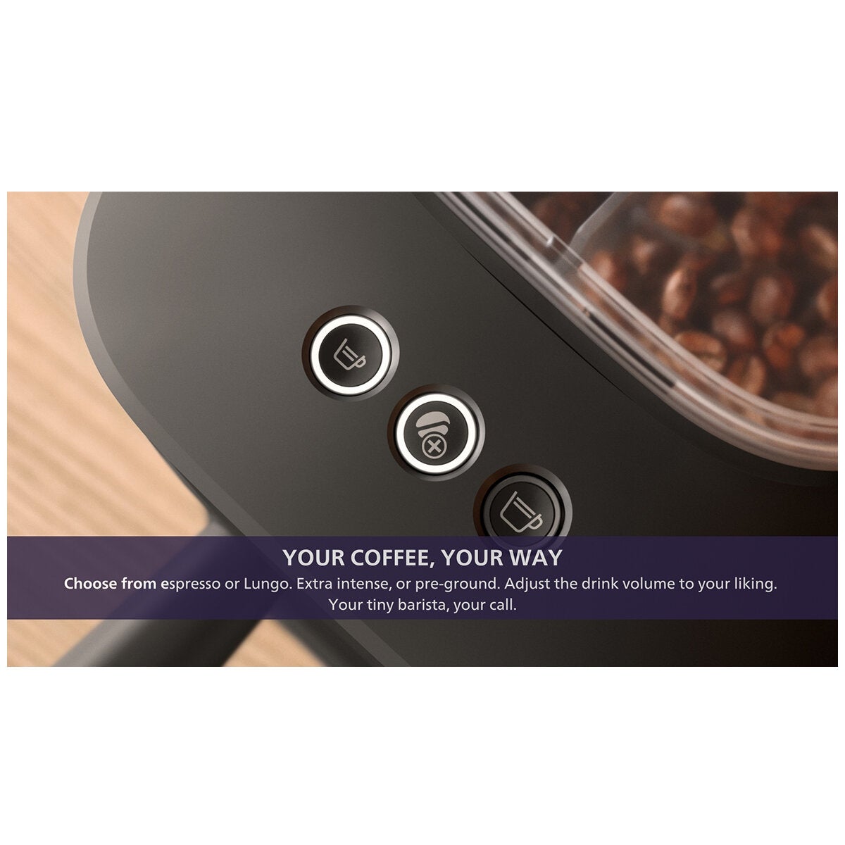Philips Baristina Espresso Coffee Machine Black BAR300/60