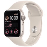 Apple Watch SE GPS 40mm Starlight Aluminium Case with Starlight Sport Band