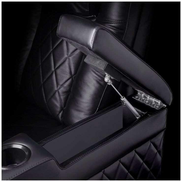 Valencia Home Theatre Tuscany Edition XL 4 Seater Black Valencia Home Theatre Tuscany Edition XL 4 Seater Black
