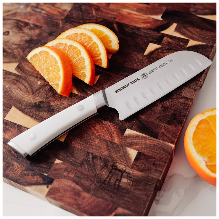 Schmidt Brothers Knives and Shears 5 Piece Set White Schmidt Brothers Knives and Shears 5 Piece Set White