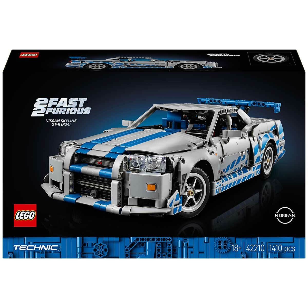 LEGO 2 Fast 2 Furious Nissan Skyline GT-R (R3) 42110