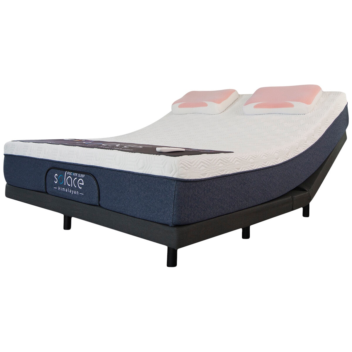 Solace Himalayan Mattress and Better Sleep Adjustable Base - Double