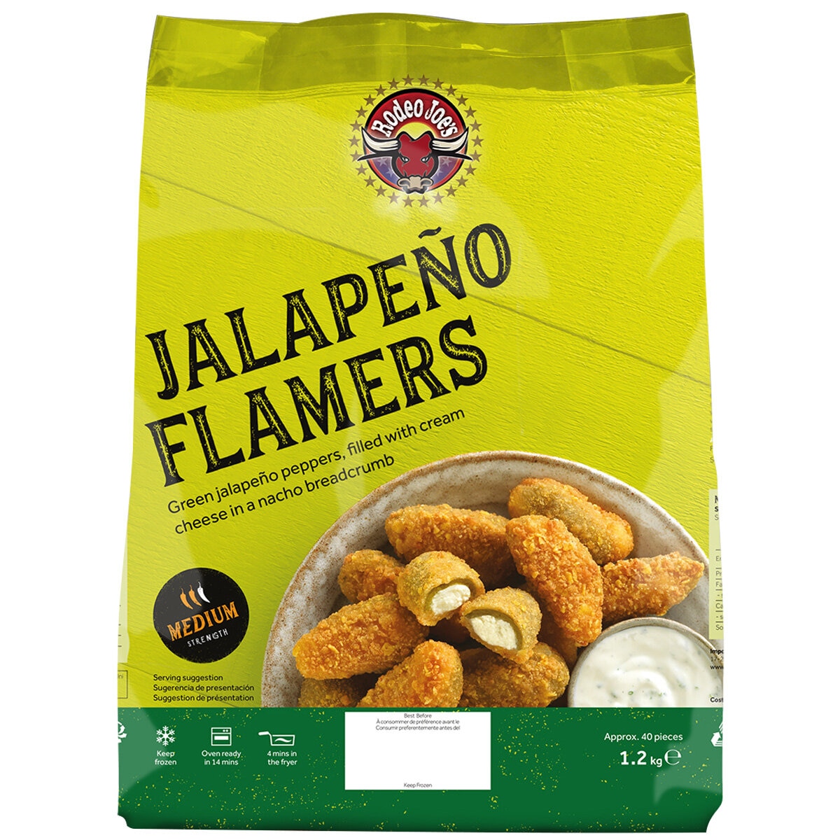 Rodeo Joe's Jalapeno Flamers 1.2kg