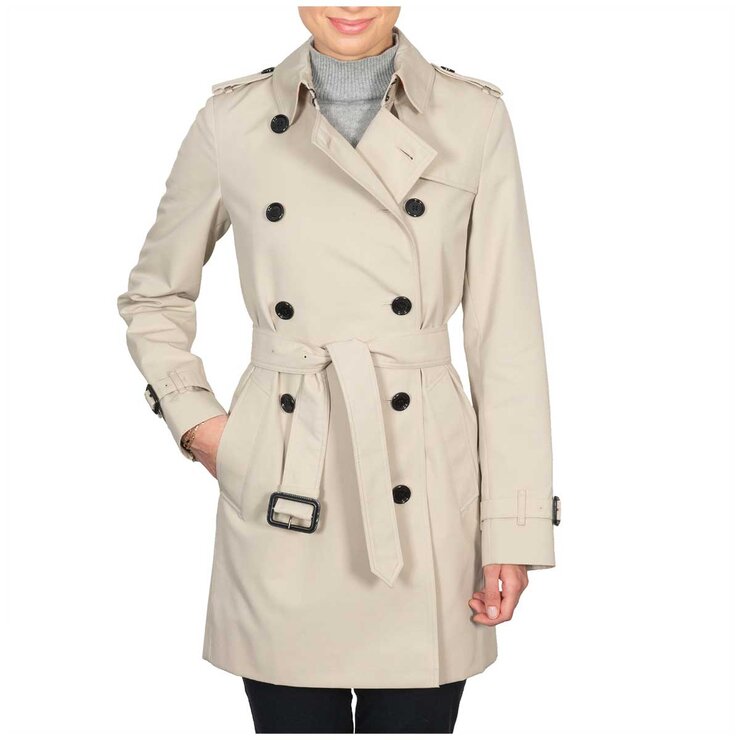 Burberry Harbourne Trench Coat Stone Burberry Harbourne Trench Coat Stone