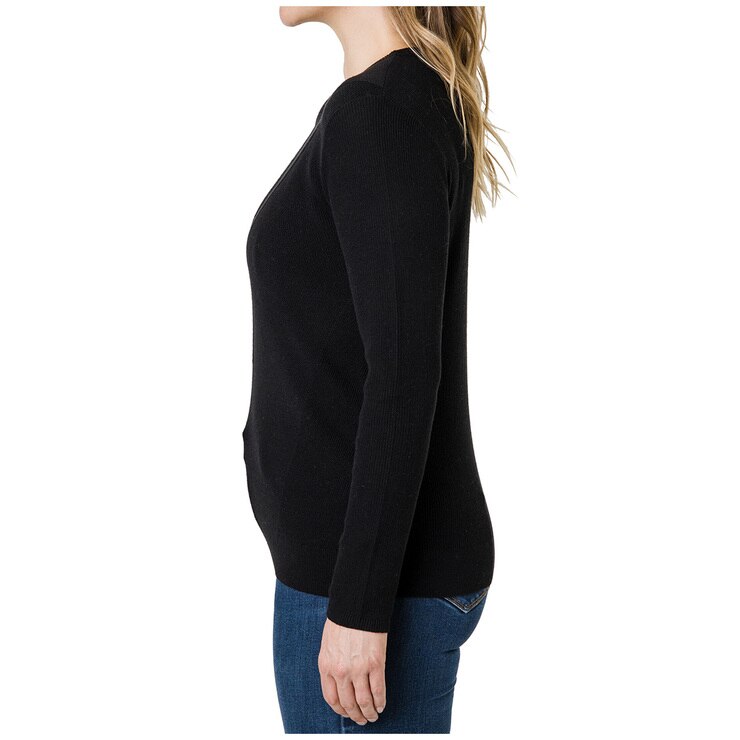 Seg'ments Women's Textured Sweater - Black Seg'ments Women's Textured Sweater - Black