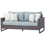 Milea 7 Piece Outdoor Seating Set Blue