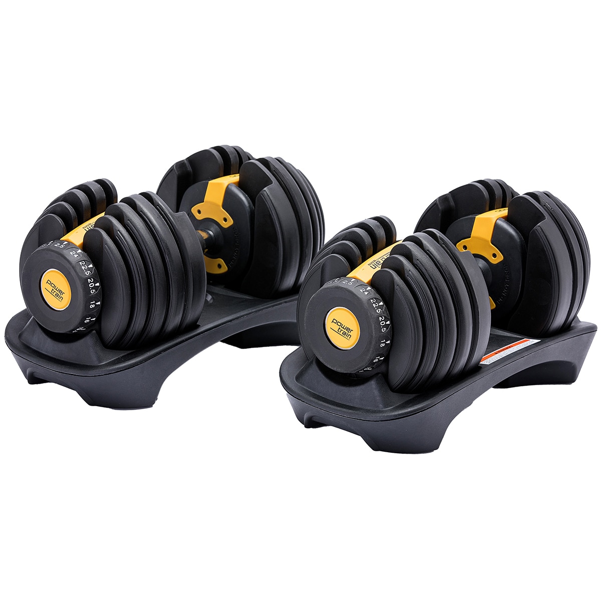 Powertrain Sports Adjustable Dumbbell Set 2 x 24kg Costco Australia