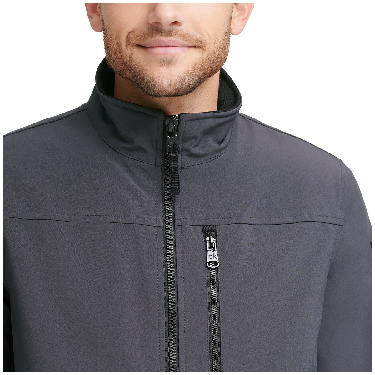 Calvin Klein Men's Lightweight Softshell Jacket Iron