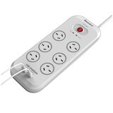 Huntkey 6 Way Powerboard With 2 USB Port And Surge Protection Pack 2 Piece