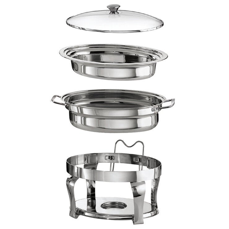 Tramontina Oval Stainless Steel Chafing Dish 3.9L