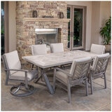 Sunvilla Harrington 7 Piece Dining Seating Set