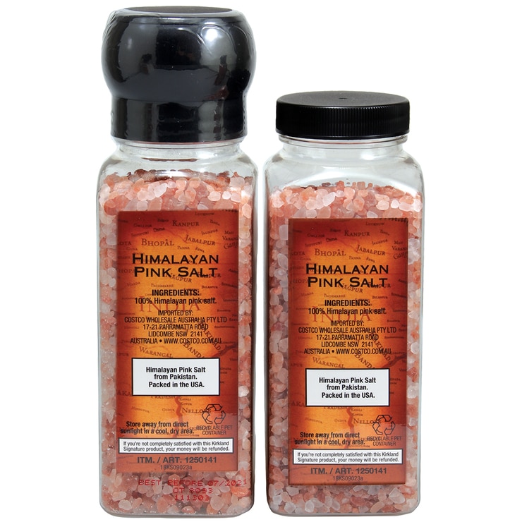 Kirkland Signature Himalayan Pink Salt Grinder with Refill 737g