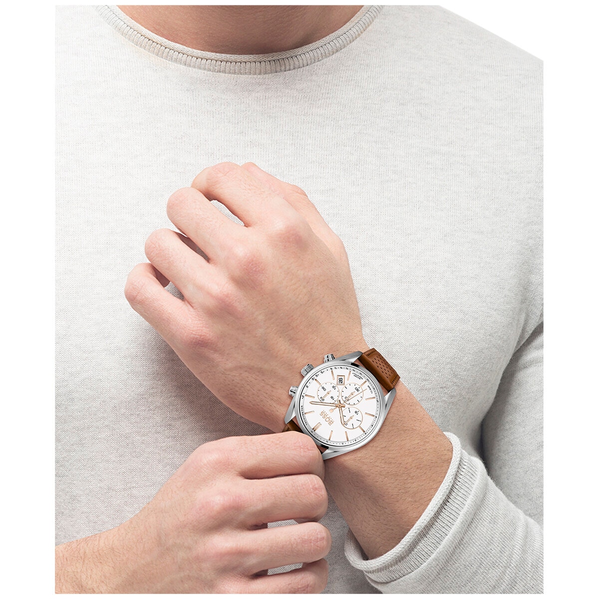 Hugo Boss Men's Champion Watch 1513878 Tan