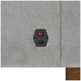 Henredon Fabric Sofa with 2 Power Footrests