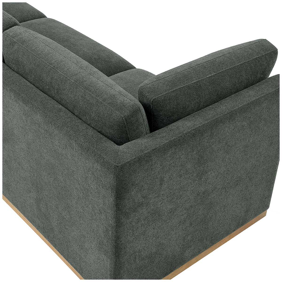 Henredon 6 Piece Fabric Modular Sectional With Ottoman