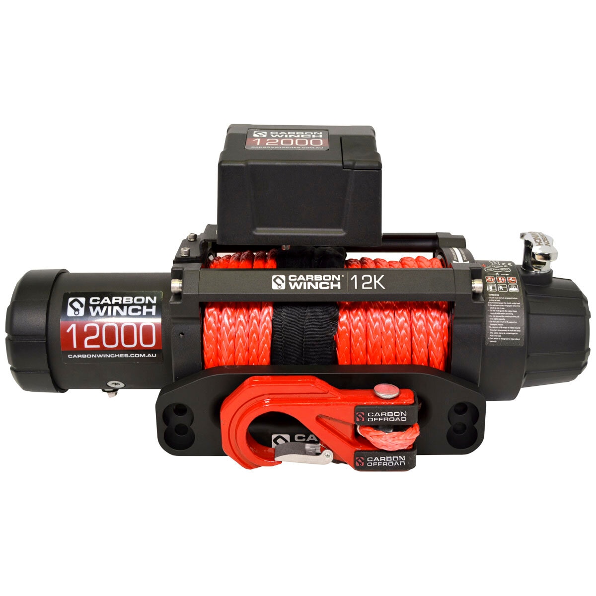 Carbon Offroad 4x4 Electric Winch 12,000 lbs CW-12K