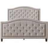 Thomasville Upholstered Queen Bed - Beige
