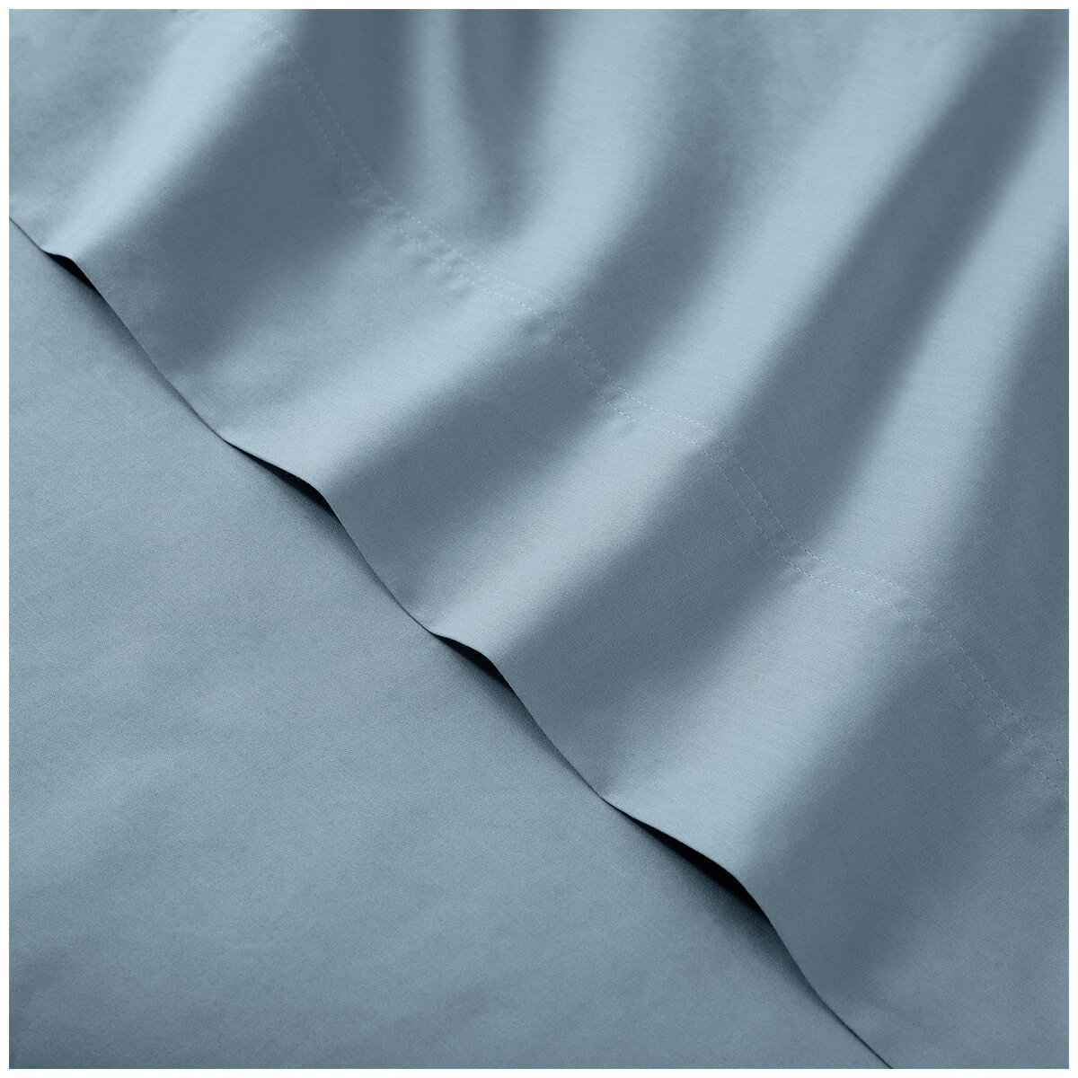 Purely Organic 300TC Cotton Sheet Set 4 Piece King Pale Blue Purely Organic 300TC Cotton Sheet Set 4 Piece King Pale Blue