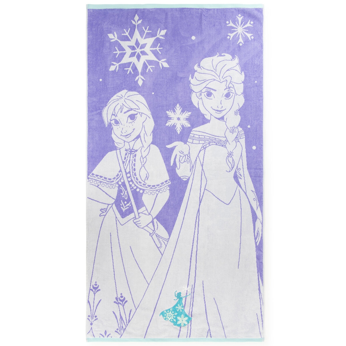 Licensed Jacquard Beach Towel 160 x 86 cm Frozen