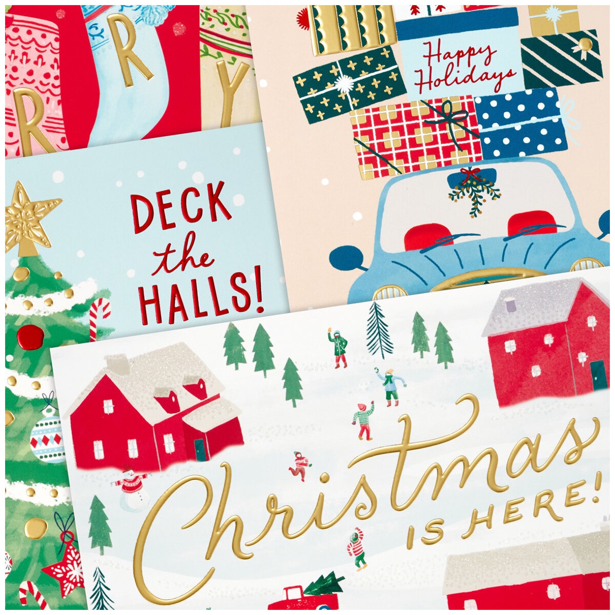 Hallmark Traditional Holiday Card Assortment 40 Pack/