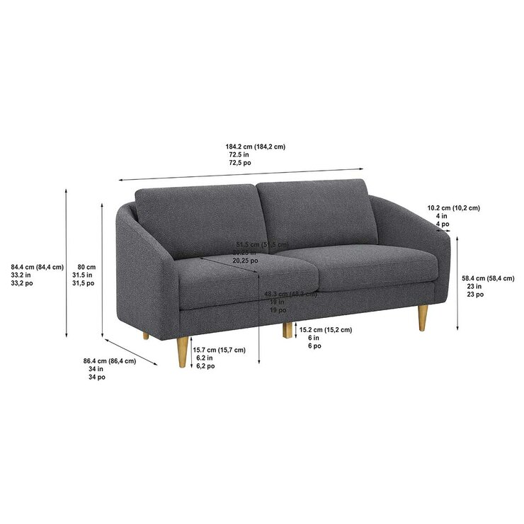 Thomasville Fabric Sofa