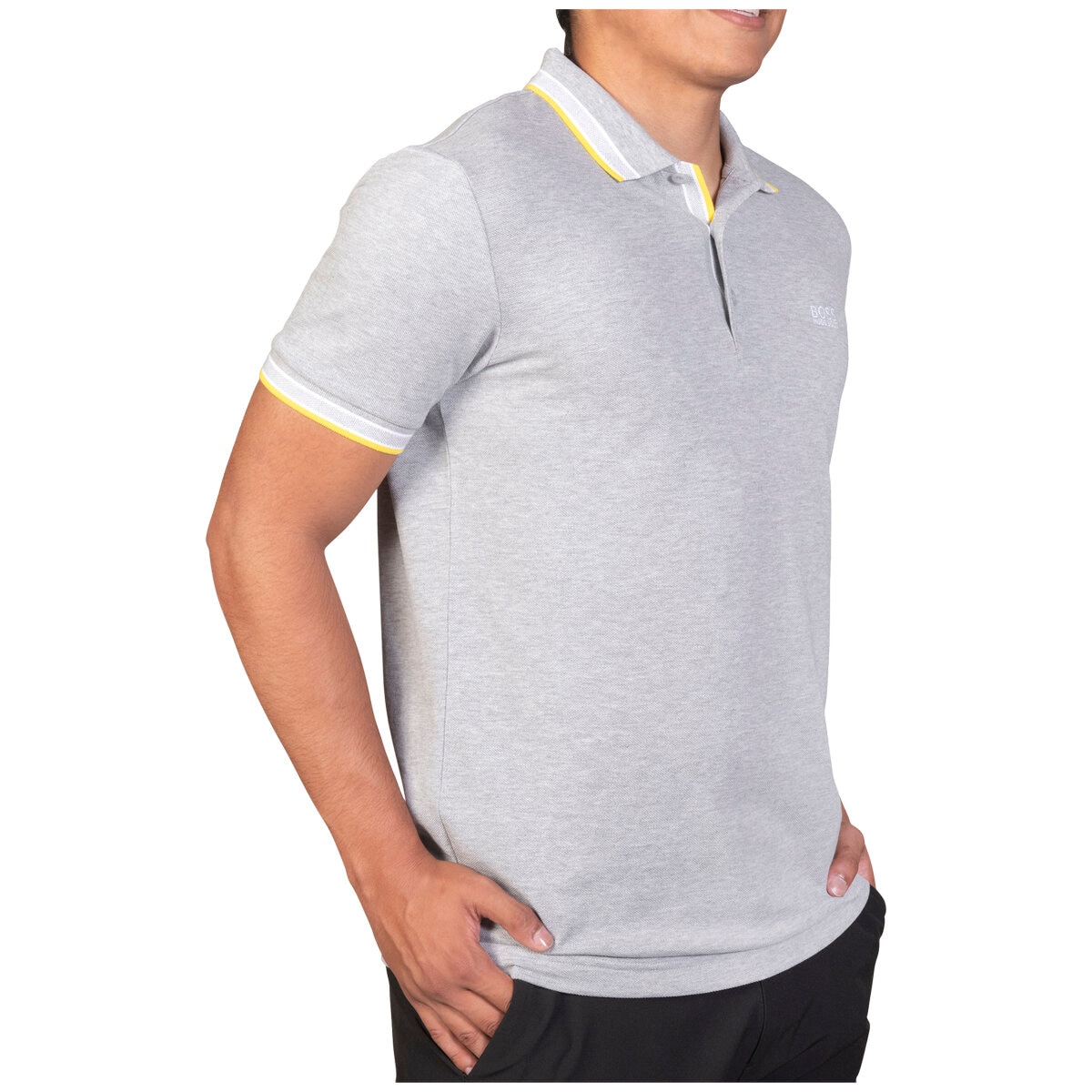Hugo Boss Mens Polo Shirt Grey