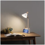 Simplecom Led Desk Lamp With Wireless Charging and Pen holder