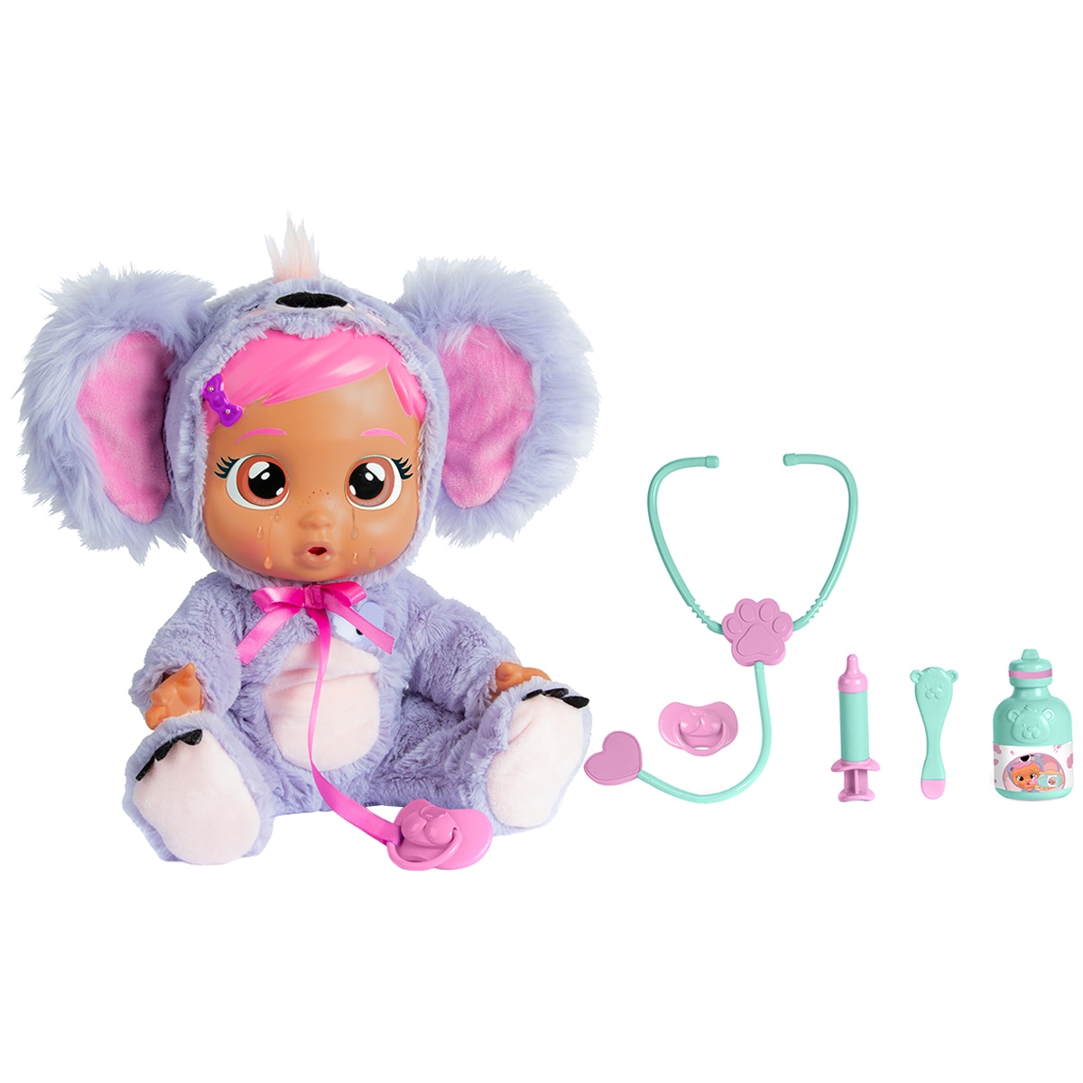 Cry Babies Koali Feel Better Doll with Accessories Cries Real Tears 