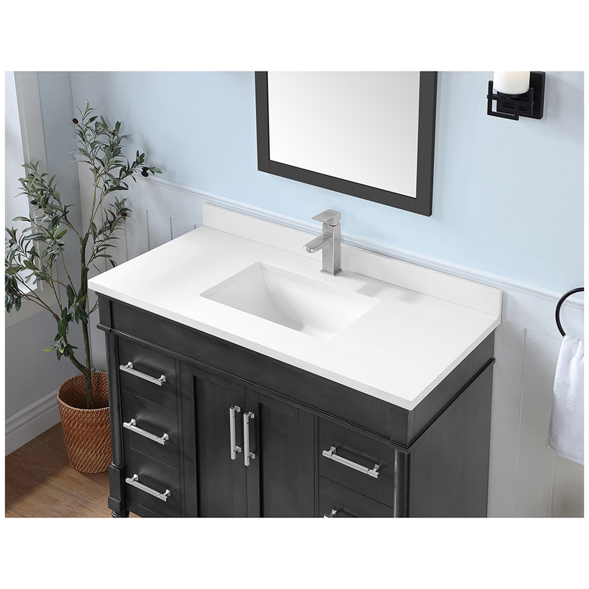 OVE Westport 1067mm Iron Grey Vanity Costco Australia