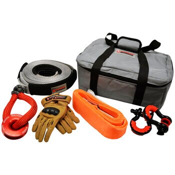 Carbon Offroad Essential Snatch and Winch 4x4 Recovery Kit CW-ERK