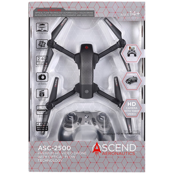 Ascend Aeronautics ASC-2500 Premium HD Video Drone