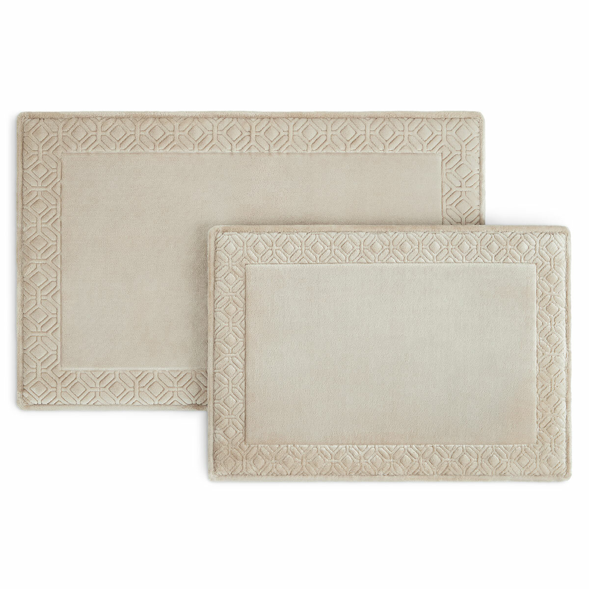 Town & Country Memory Foam Bath Rug 2 Pack Hummus
